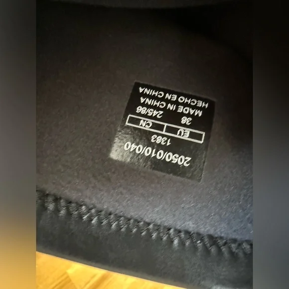 ZARA - Black Over The Knee Lug Sole Boots - Picture 8 of 9